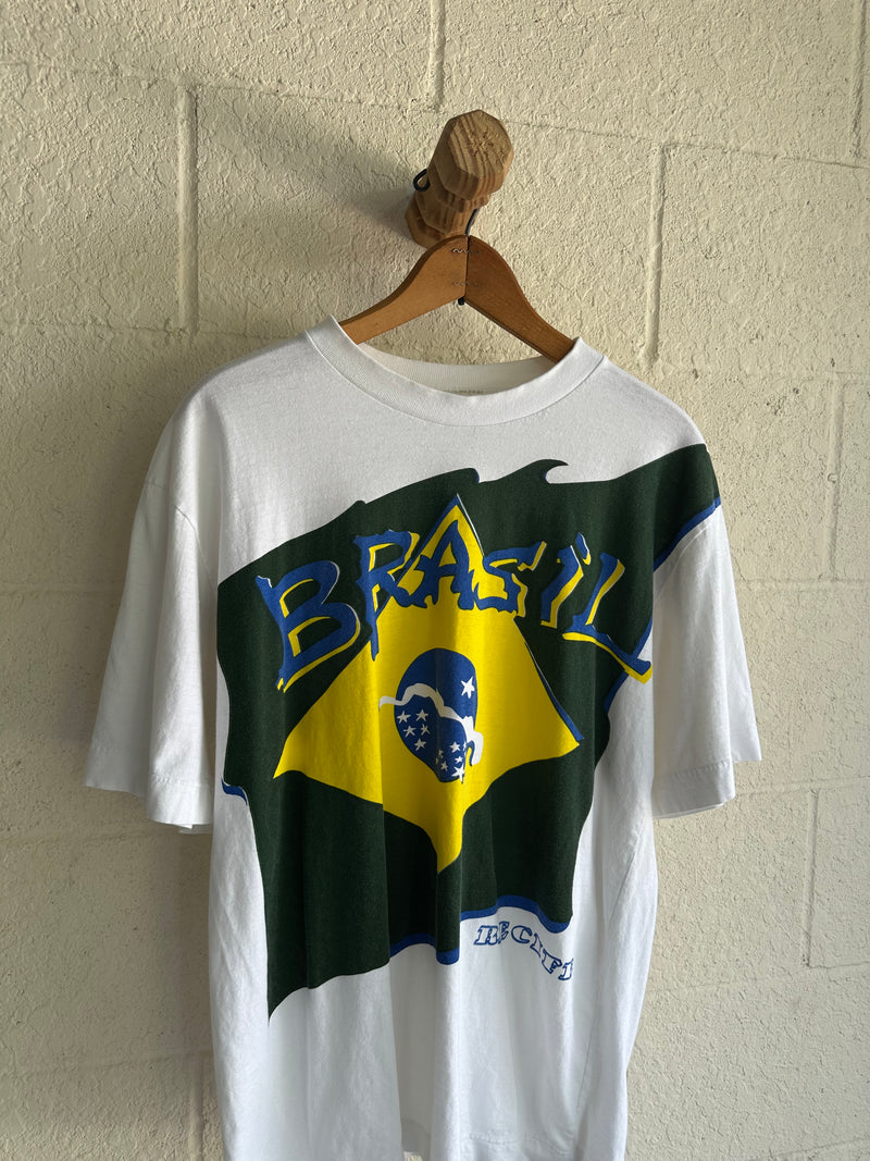 '90s Brazil Flag Recife Soccer Tee