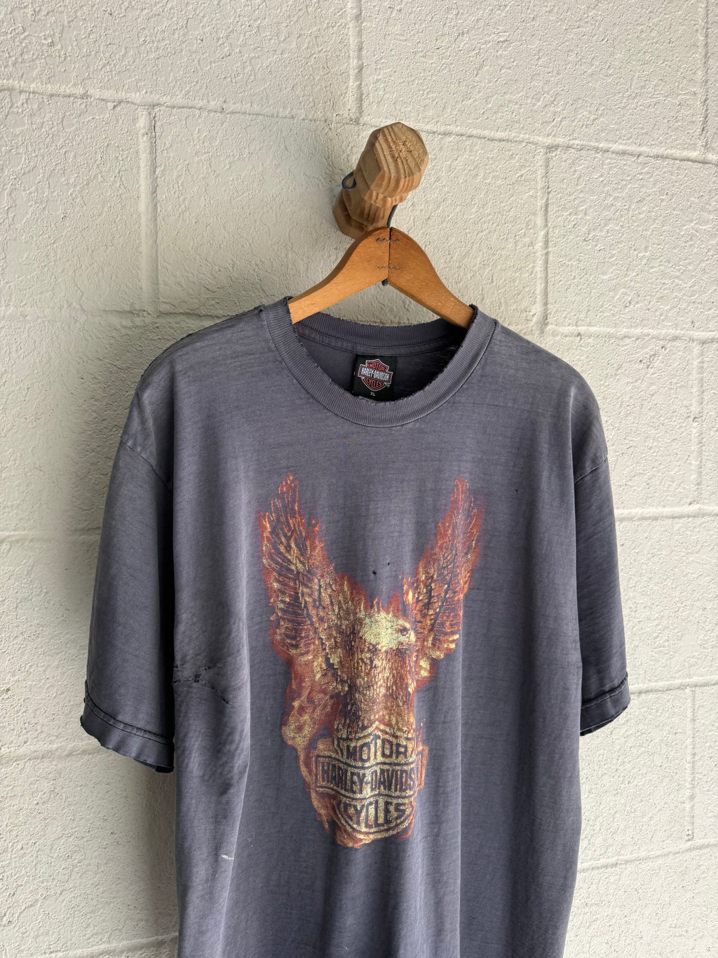 ‘90s Faded Flame Eagle Tee