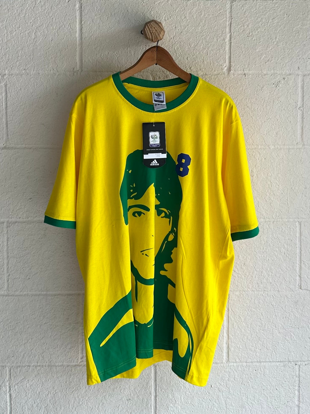 2006 World Cup Kaka Adidas Brazil Tee (New w/ Tags)