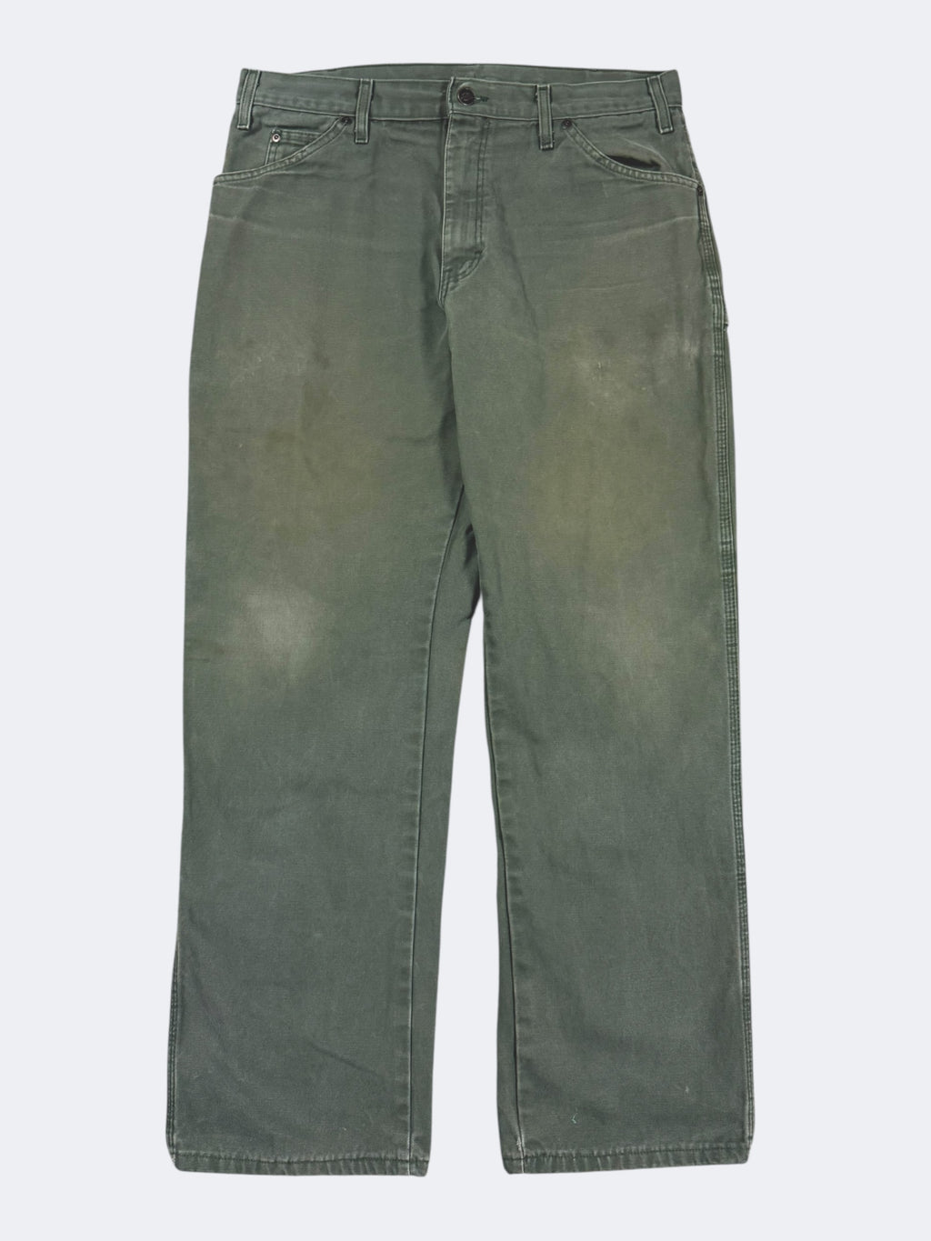 Faded Olive Green Dickies Pants (34 x 30)