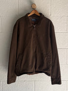 '90s Brown Polo Harrington Jacket