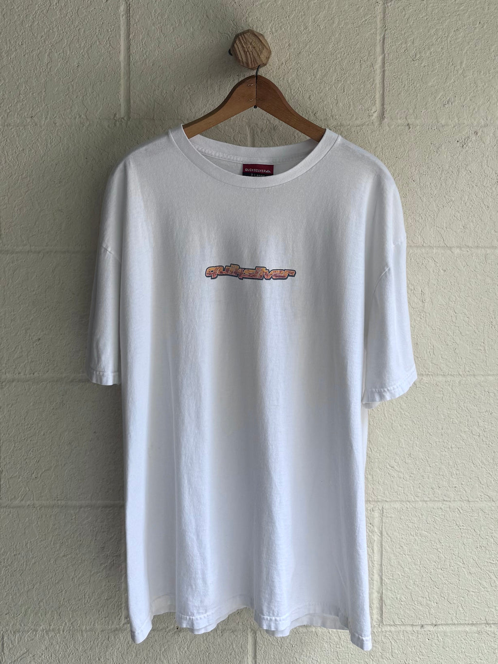 '00s White/Orange Quiksilver Tee