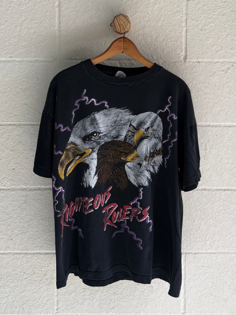 ‘90s Righteous Ruler Eagle Lightening Tee