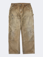 Faded Tan Carhartt Double Knees (34 x 30)