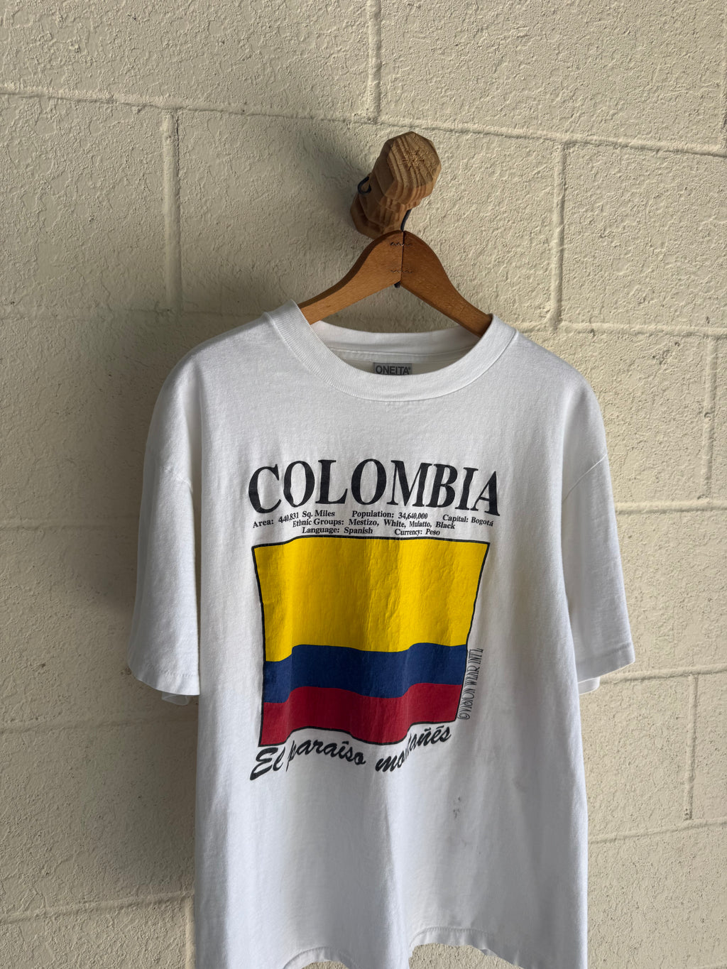 '90s Columbia Flag Tee