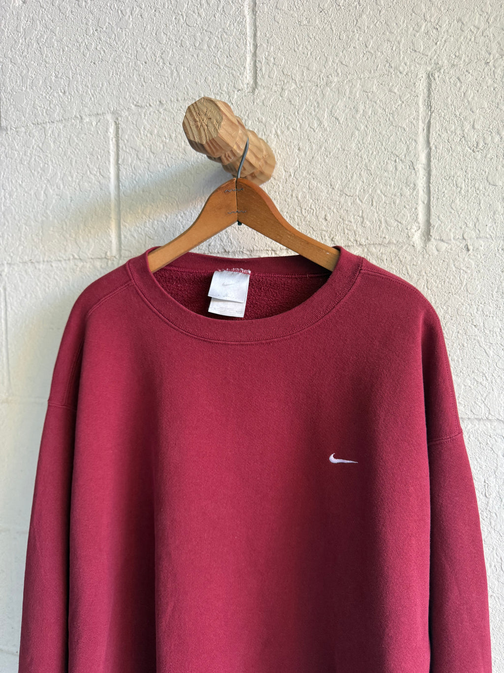 '00s Dark Red Nike Crewneck