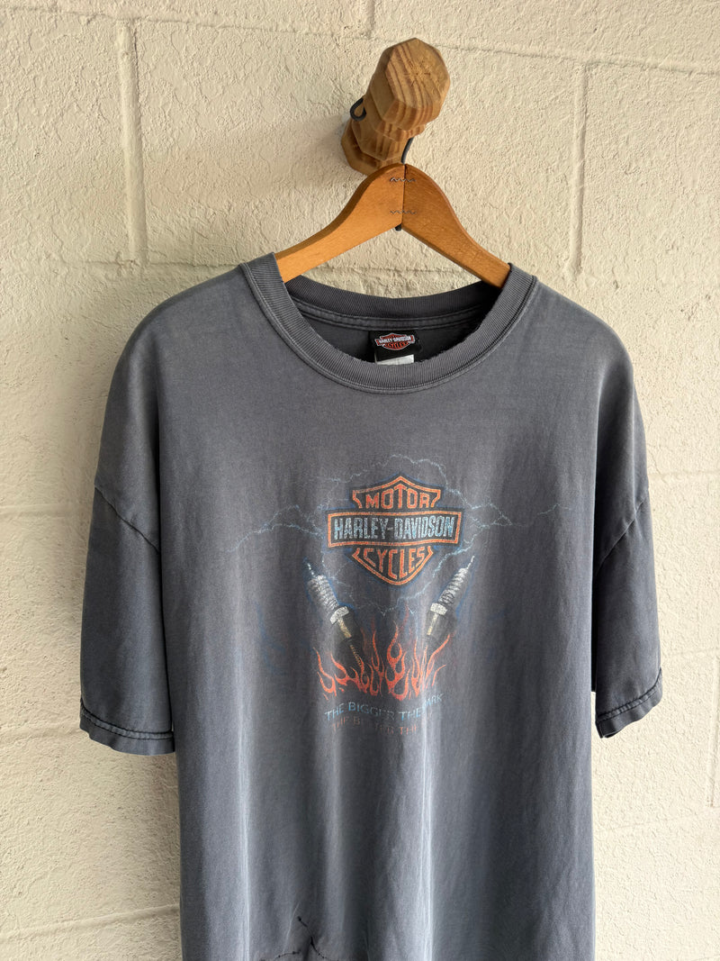 '90s Faded Harley Engine Tee