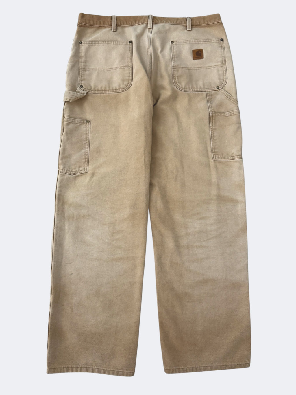 Faded Tan Carhartt Double Knees (34 x 30)