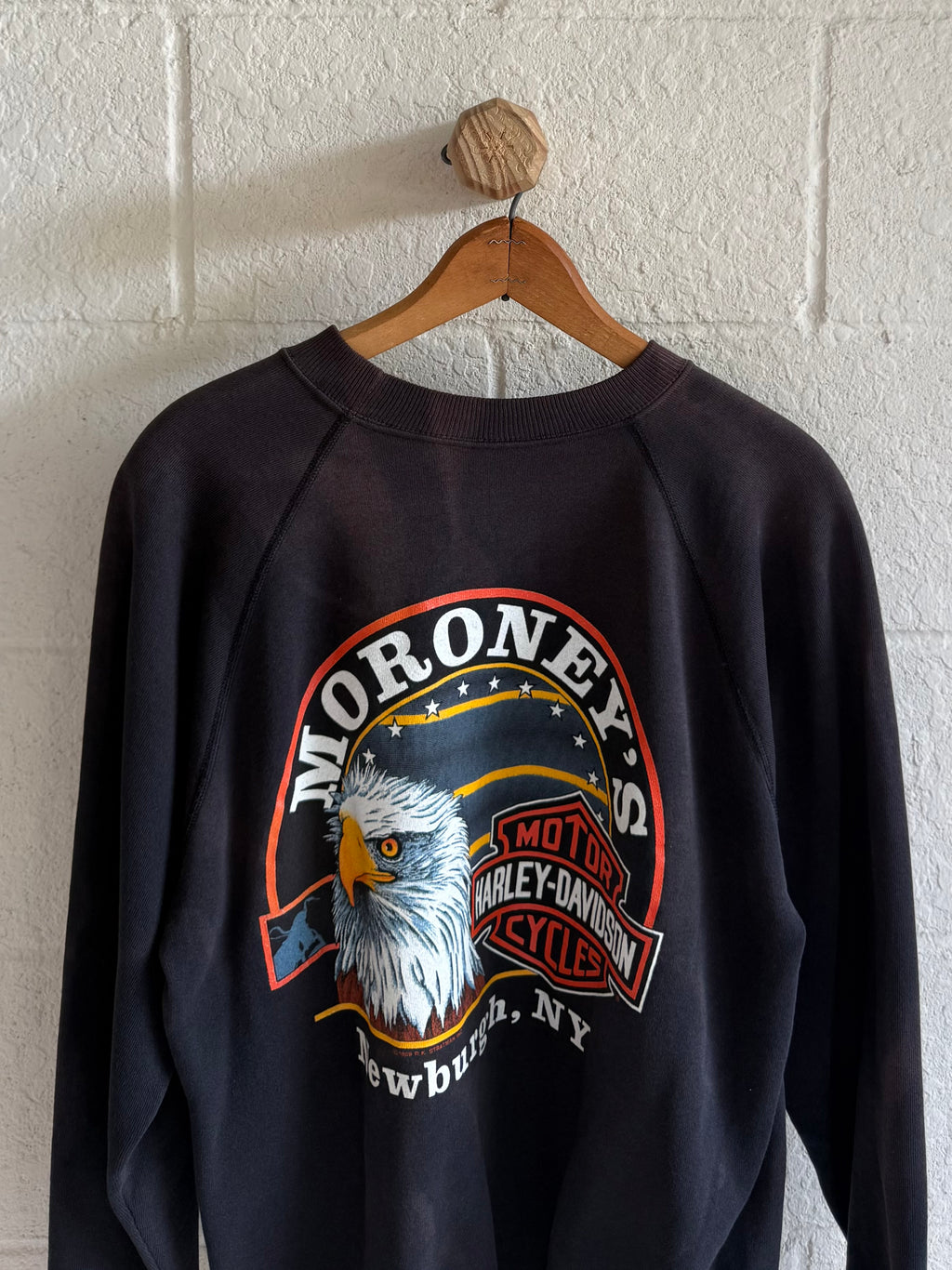 '90s Faded Harley Davidson Crewneck