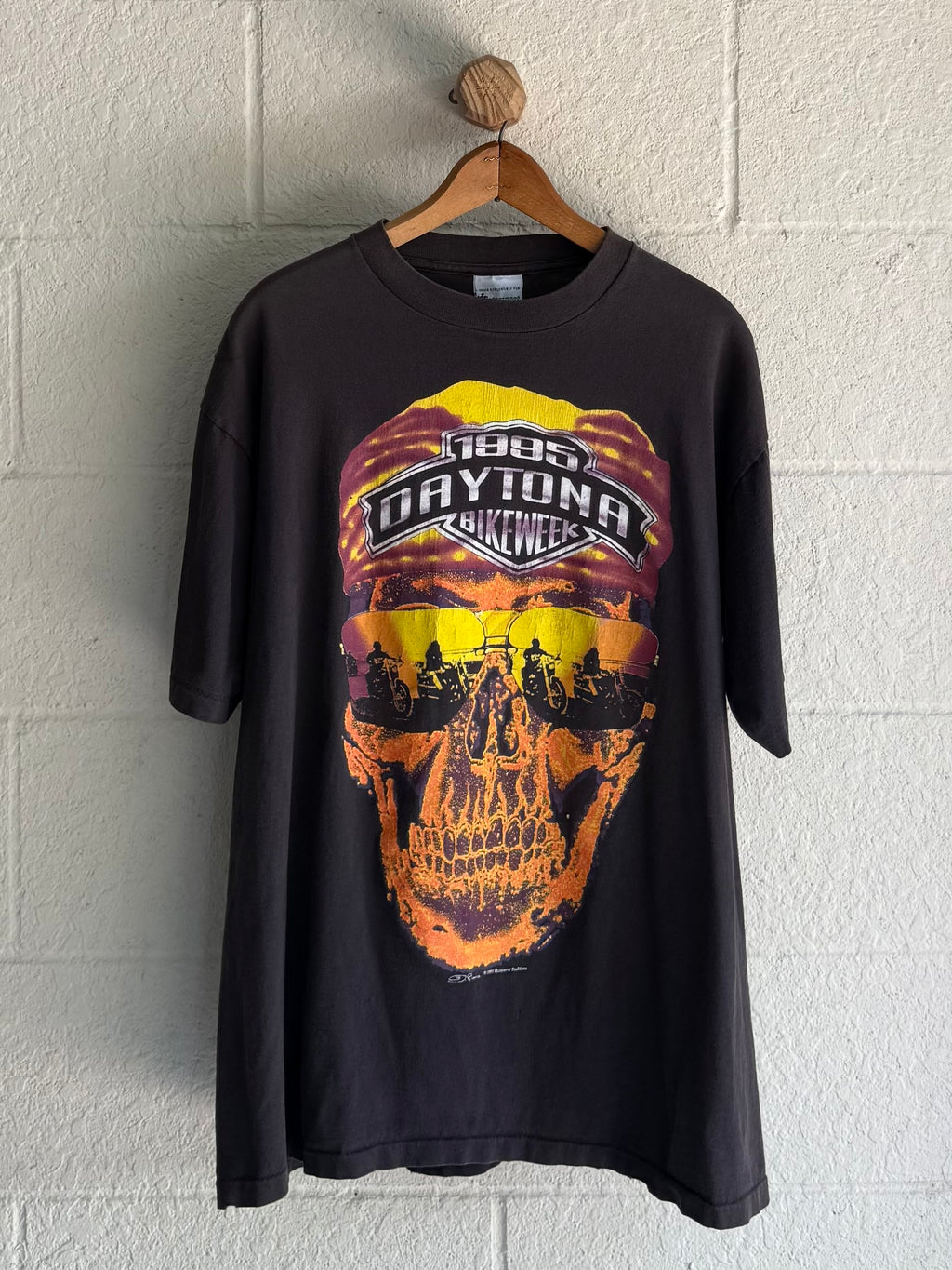 ‘90s Bike Week Skull Tee