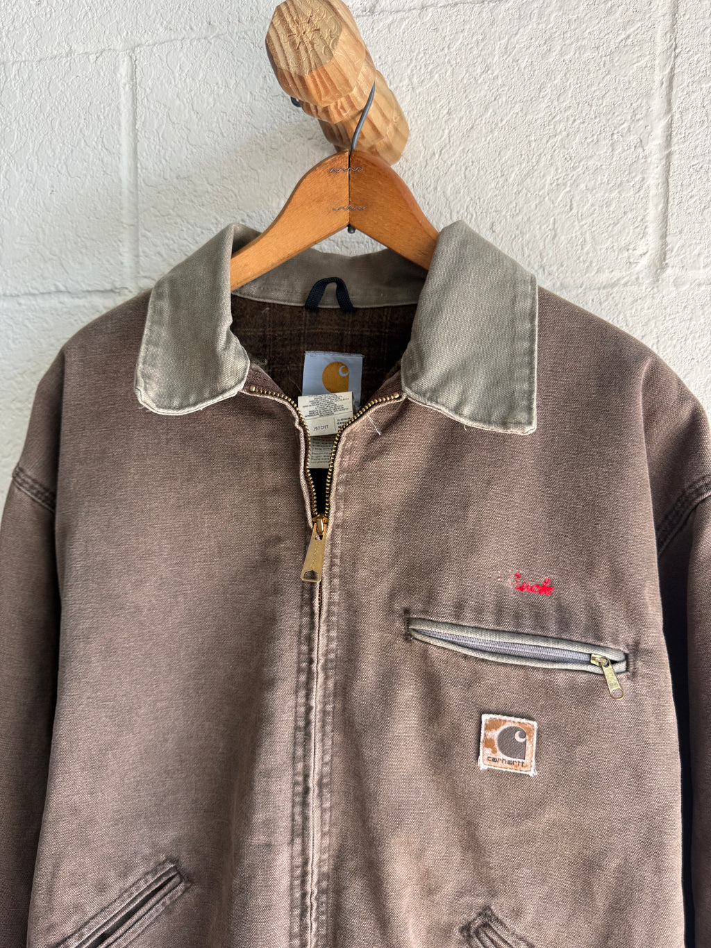 '90s Faded Brown Detroit Carhartt Jacket
