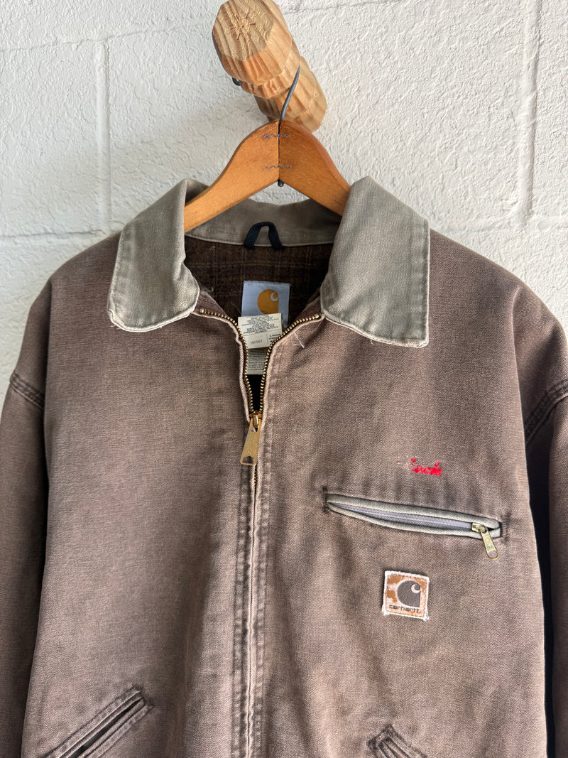 '90s Faded Brown Detroit Carhartt Jacket