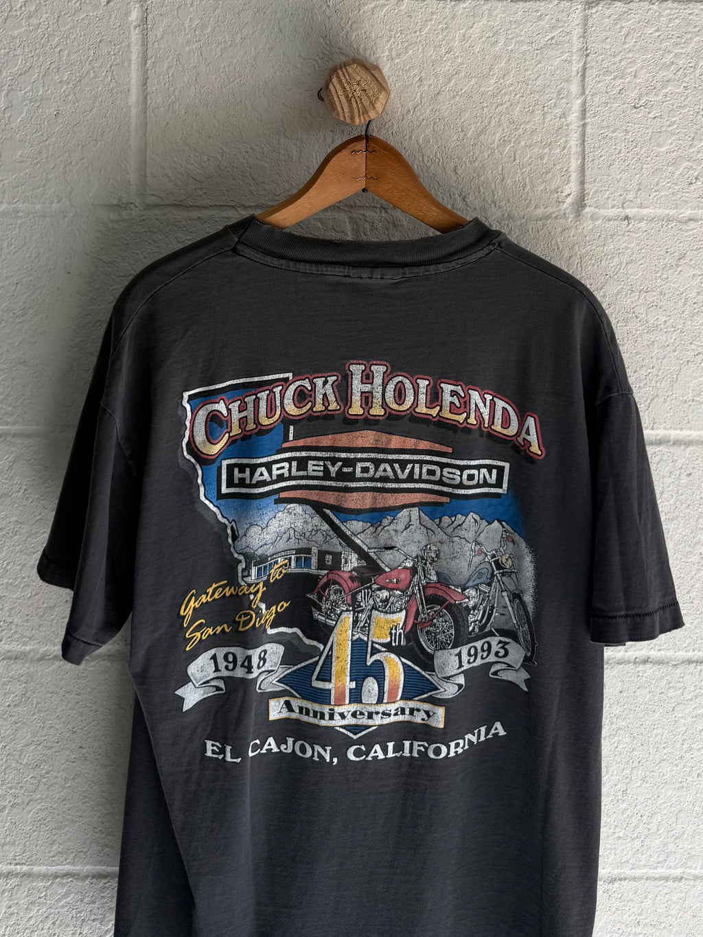 ‘90s Faded Harley Eagle Tee