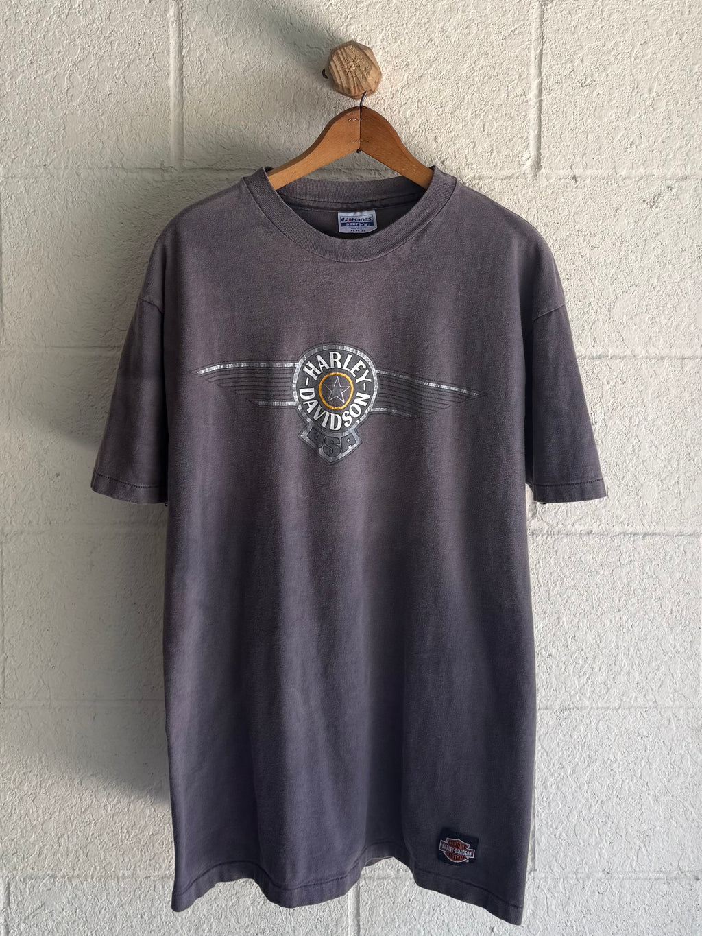 '80s/‘90s Faded Harley Logo Tee