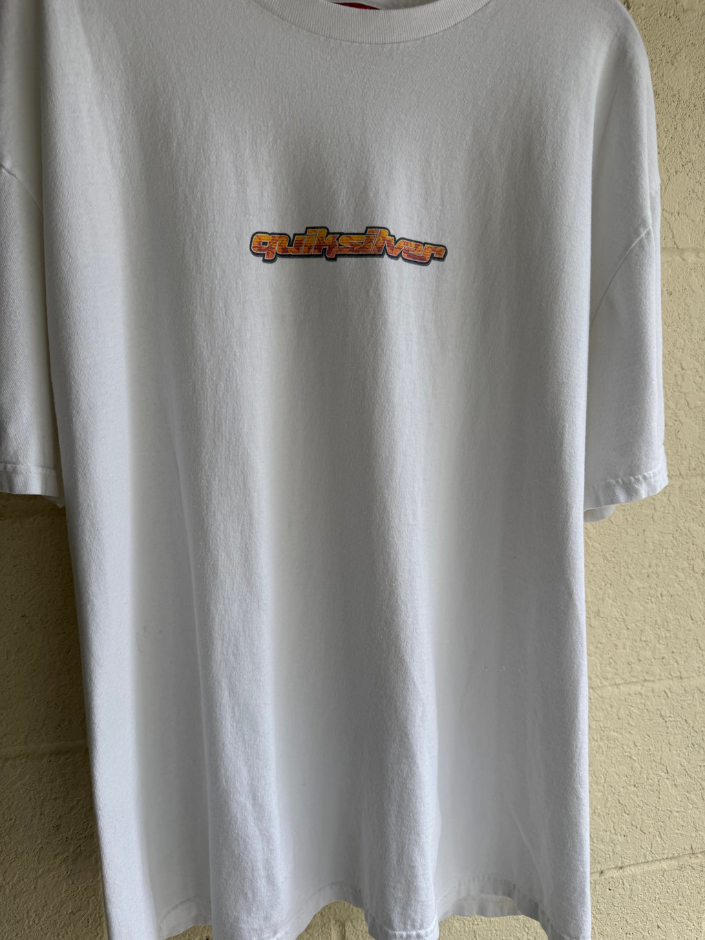 '00s White/Orange Quiksilver Tee