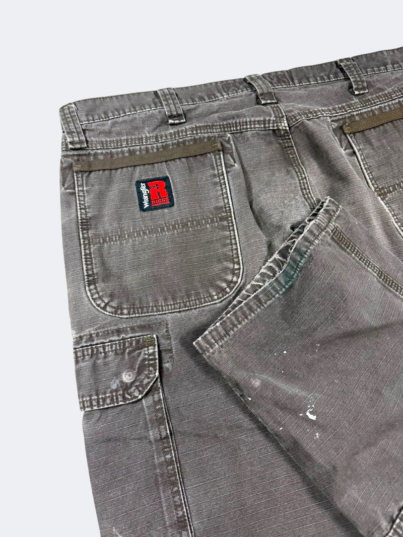 Faded Brown Wrangler Pants (38 x 32)