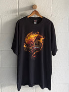 '00s Flame Skeleton Harley Tee