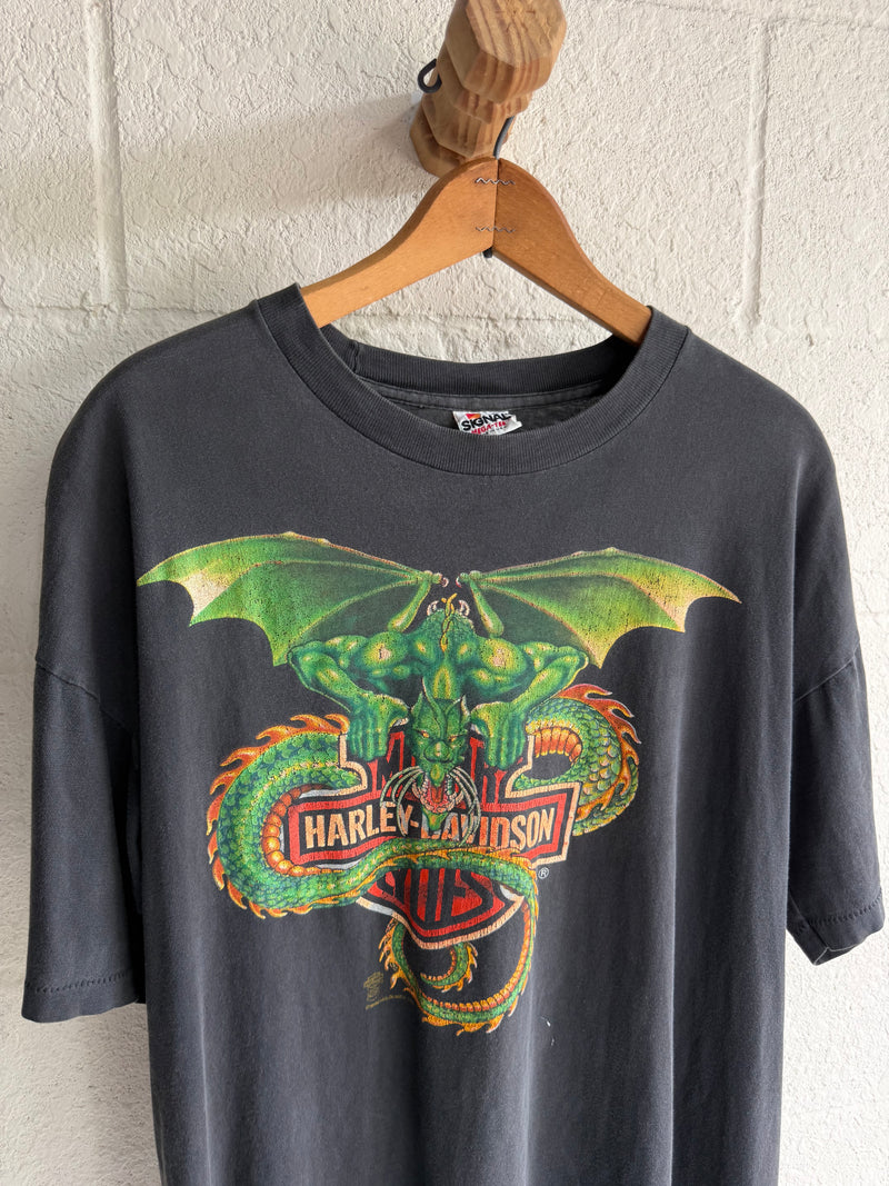 '90s Harley Gargyole Dragon Tee