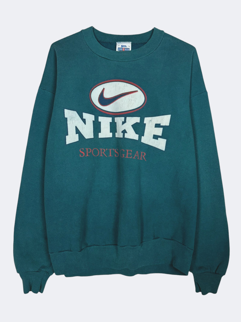 '90s Green Nike Boot Crewneck