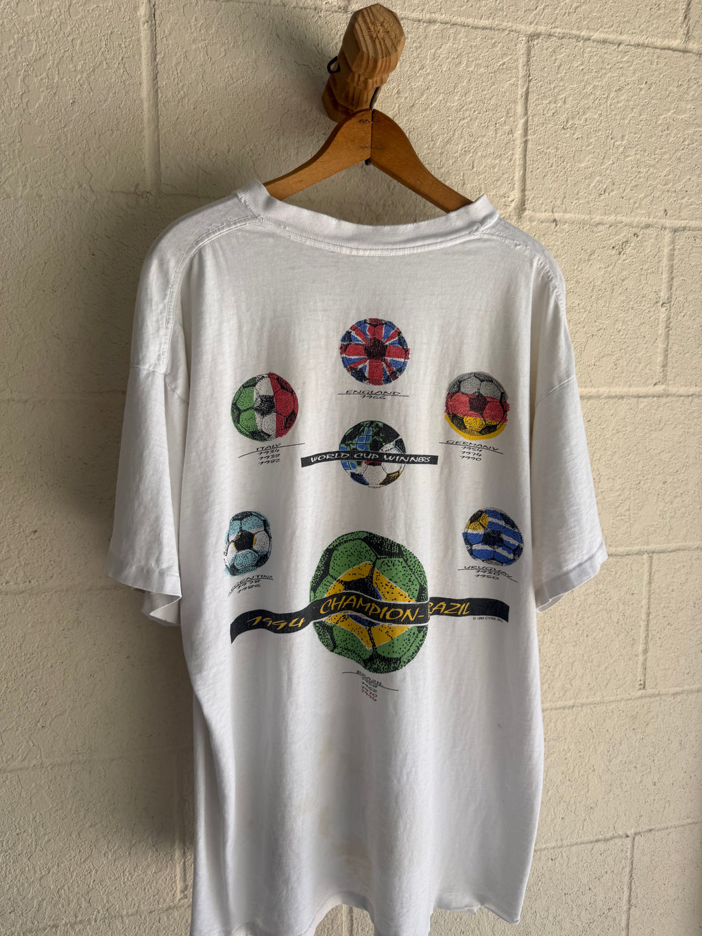 1994 World Cup Champs Brazil Tee