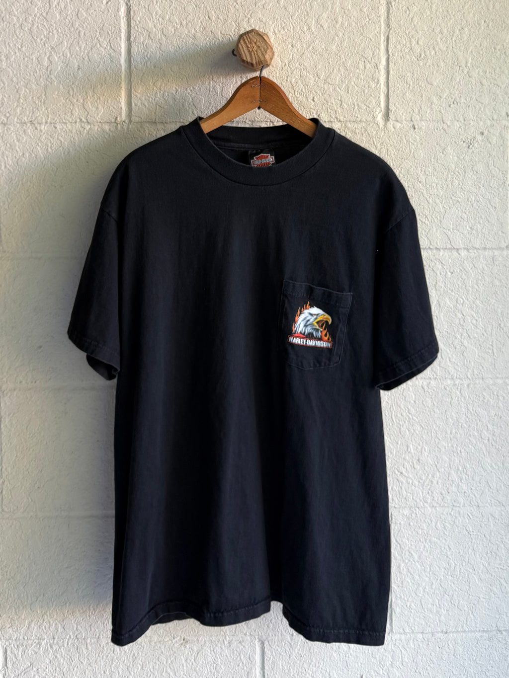 '90s Flame Eagle Pocket Tee