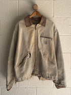 '90s Thrashed Tan Detroit Carhartt Jacket