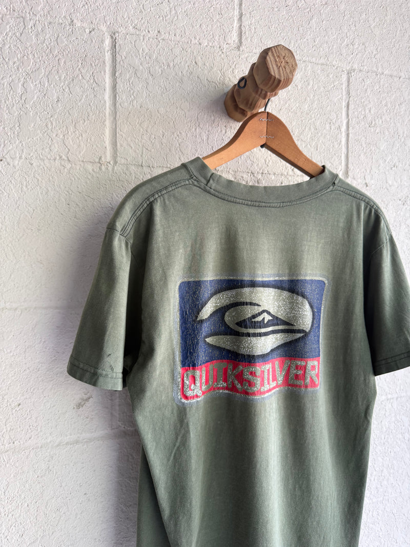 '90s Faded Green Quiksilver Tee
