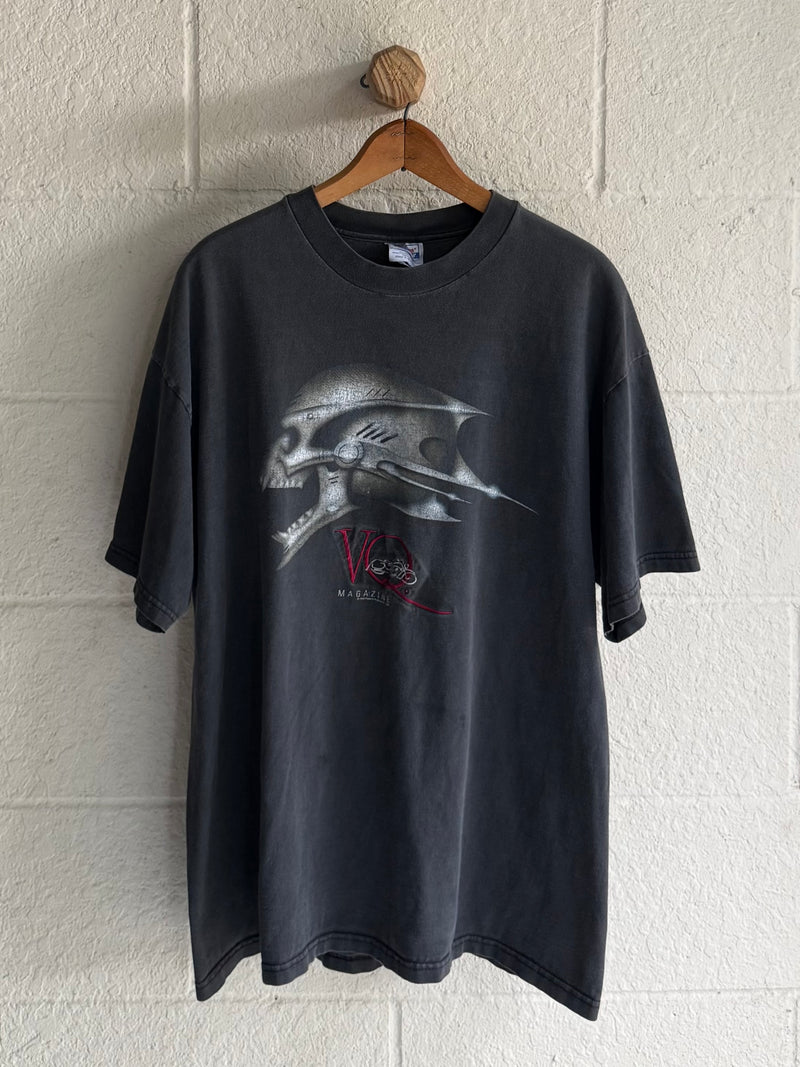 '90s Easy Riders Metallic Skull Tee