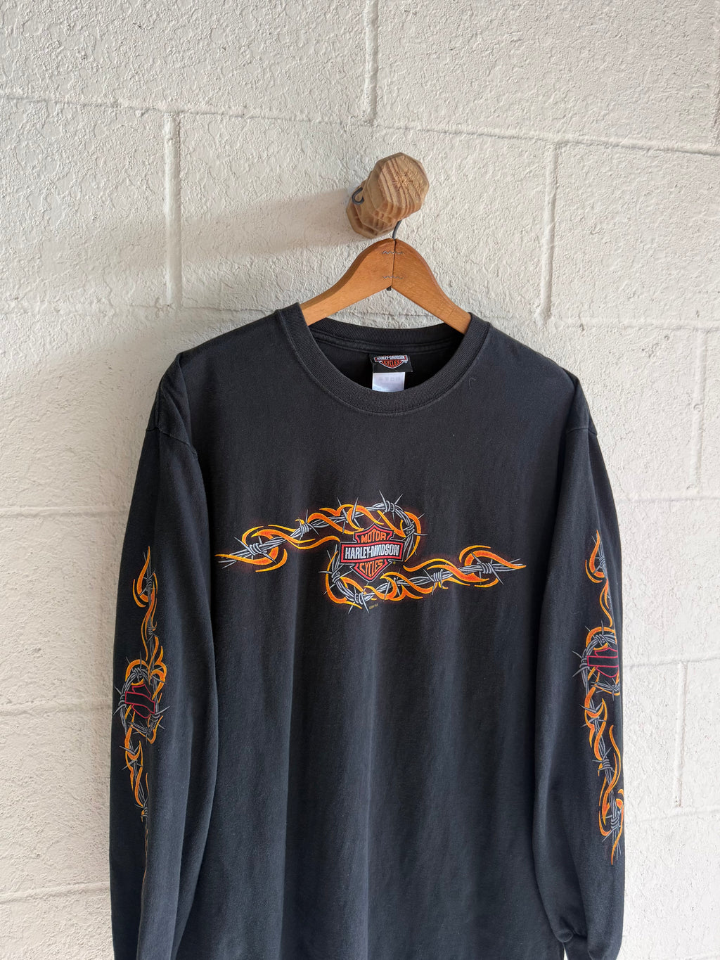 ‘00s Harley Flame Long Sleeve
