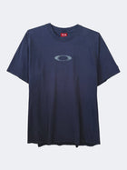 ‘00s/'90s Faded Blue Oakley Big Logo Tee