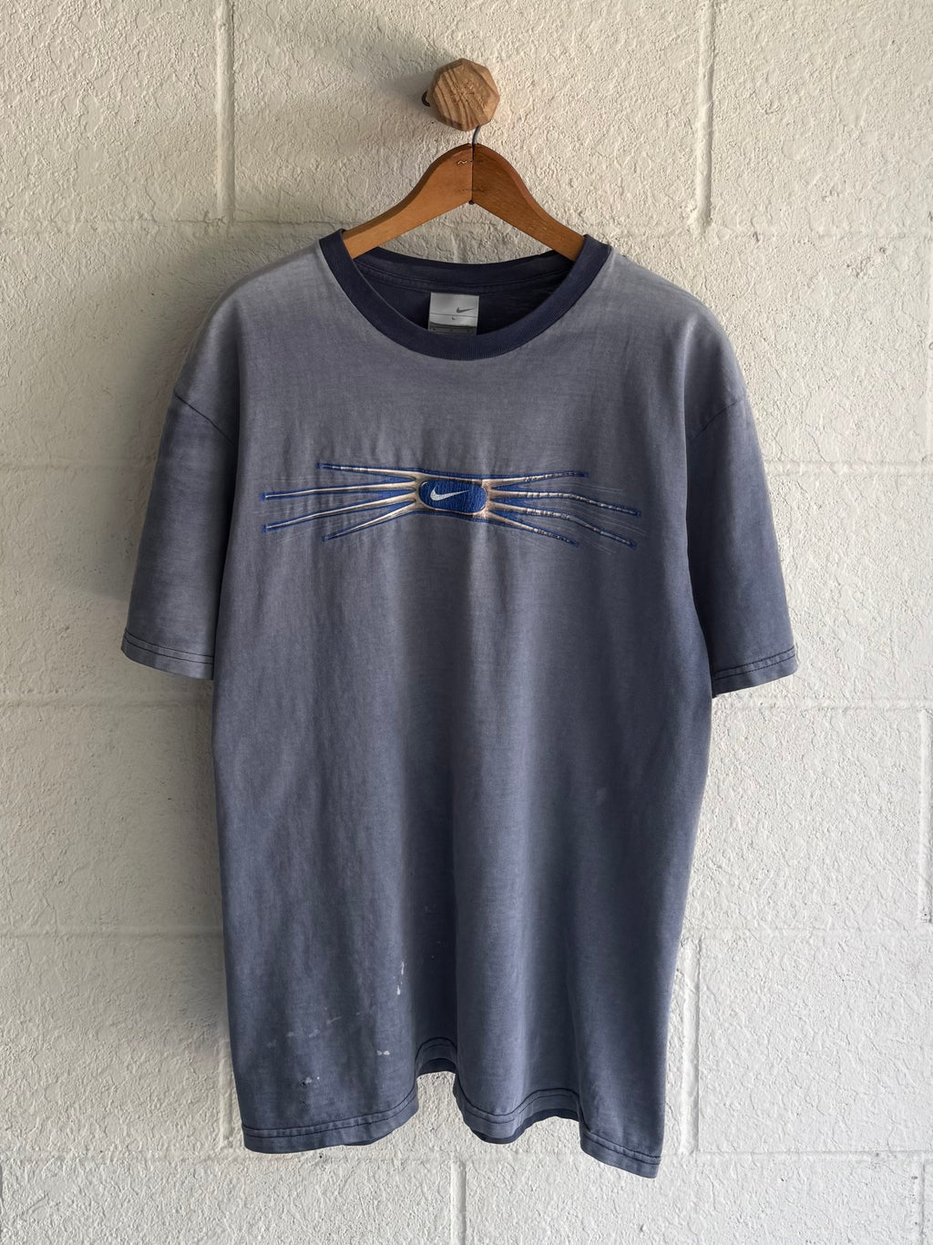 ‘90s Faded Blue Tonal Nike Tee