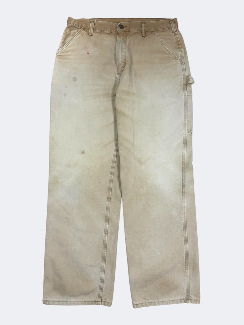 Faded Tan Carhartt Pants (35 x 32)