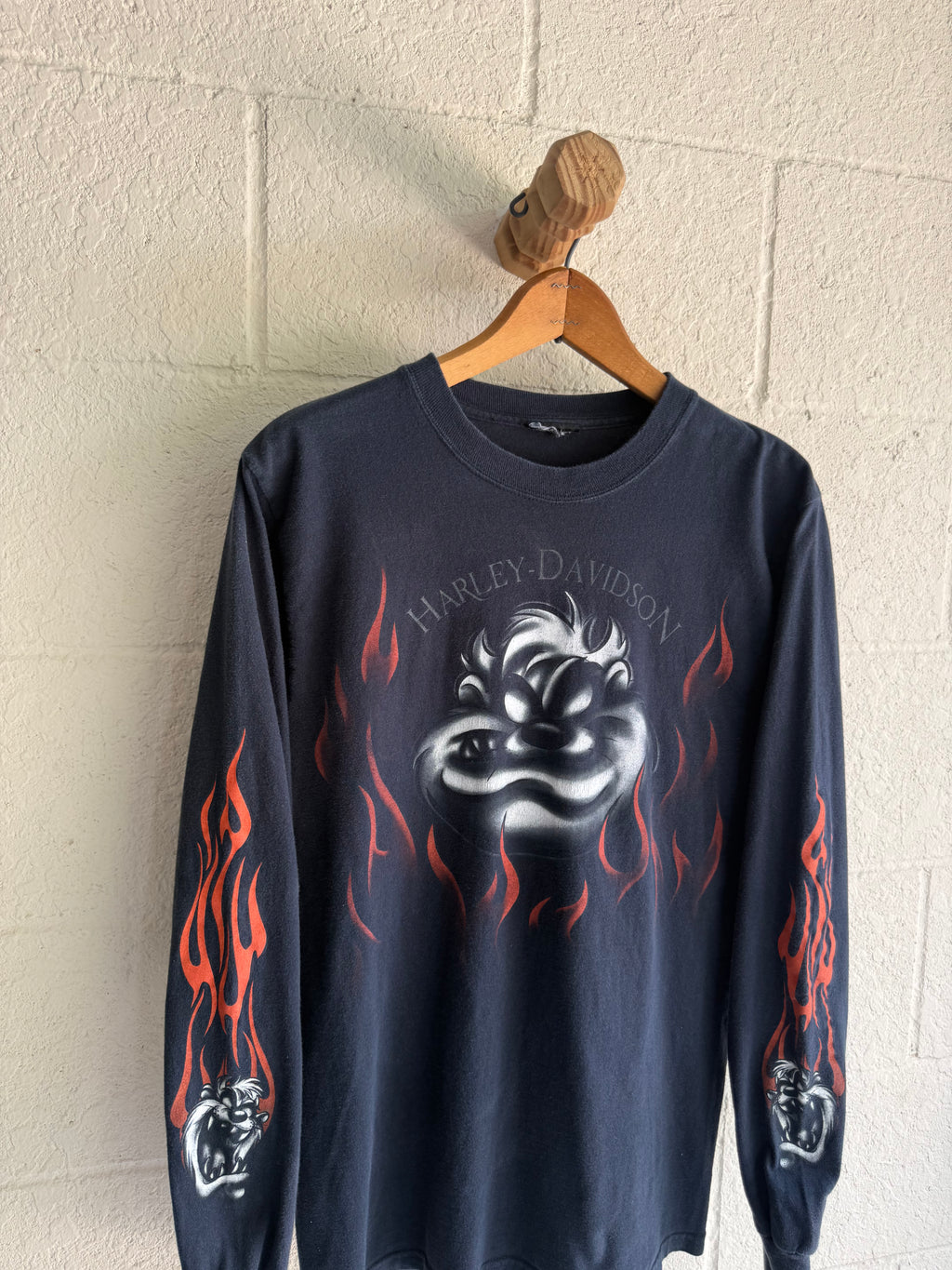 ‘00s Taz Flame Harley Long Sleeve