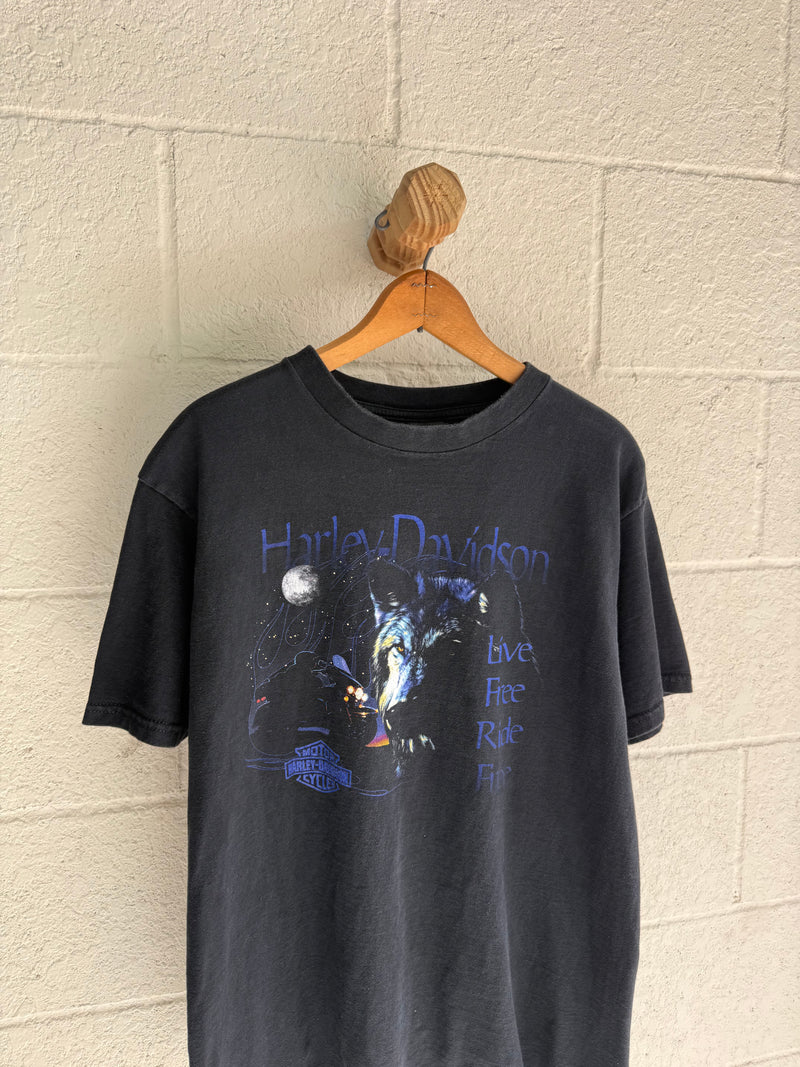 ‘90s Harley Wolf Tee