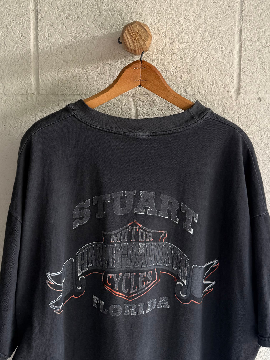 '90s Harley Long Horn Skull Tee