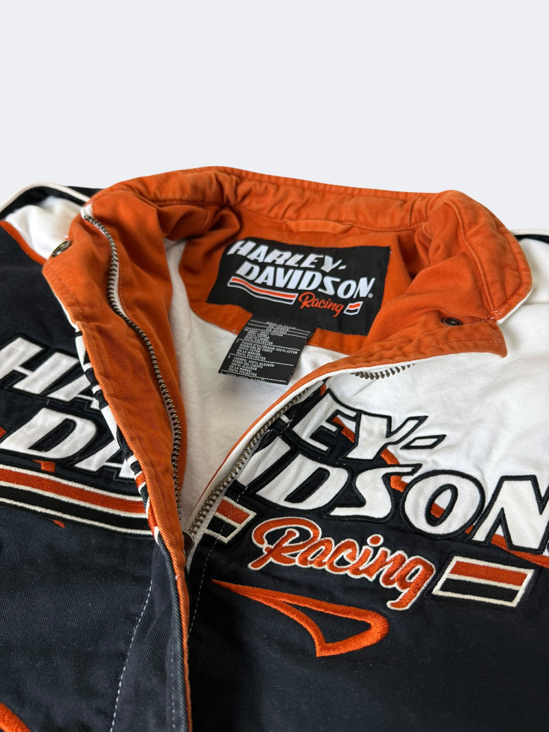 '00s Women's Harley Davison Nascar Jacket