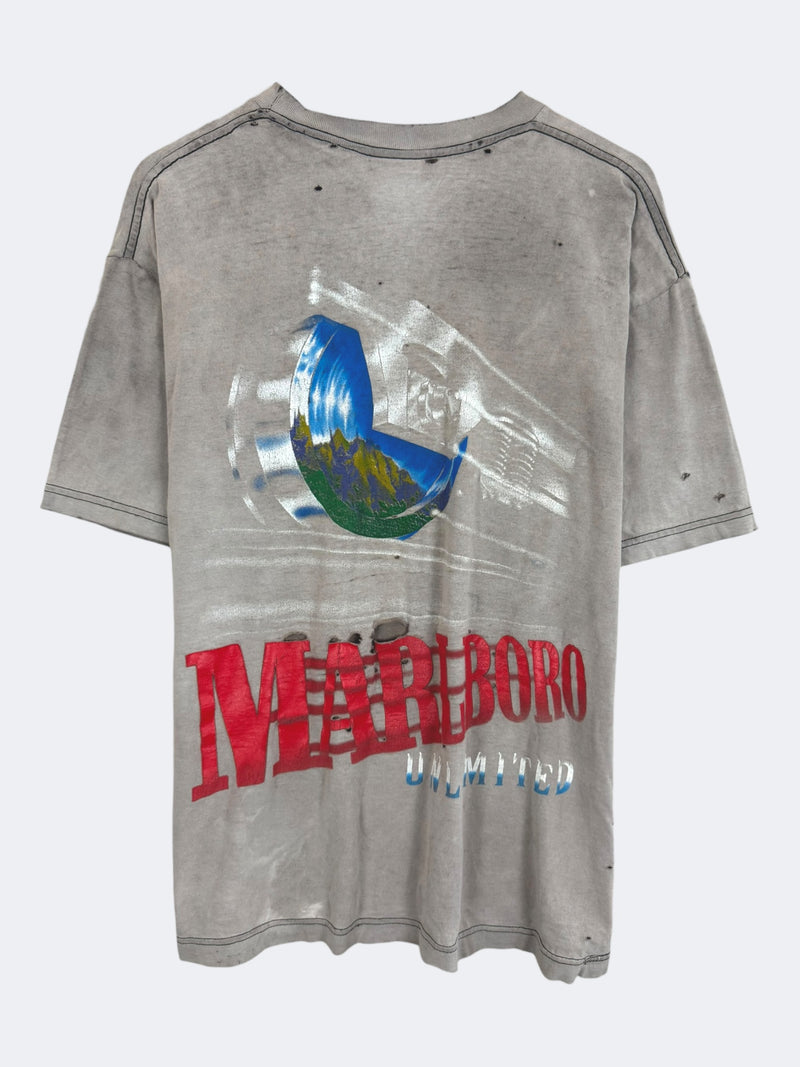 '90s Silver Faded Marlboro Tee