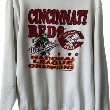 1990 Cincinnati Reds National League Champions Crewneck