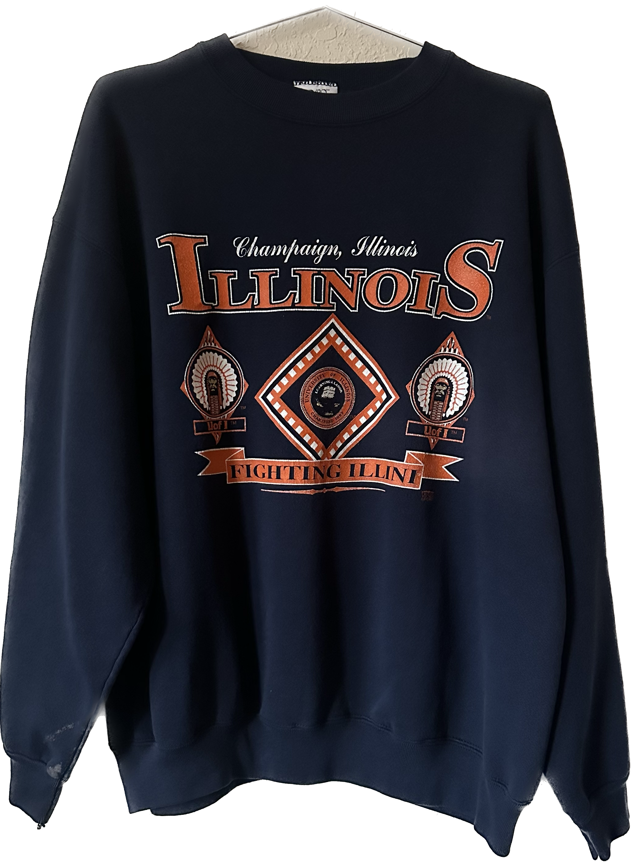 '90s Illinois University Crewneck