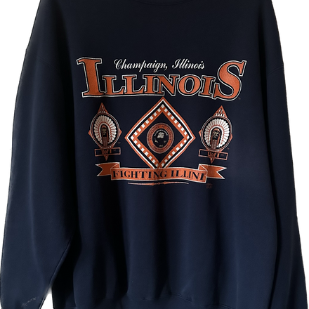 '90s Illinois University Crewneck