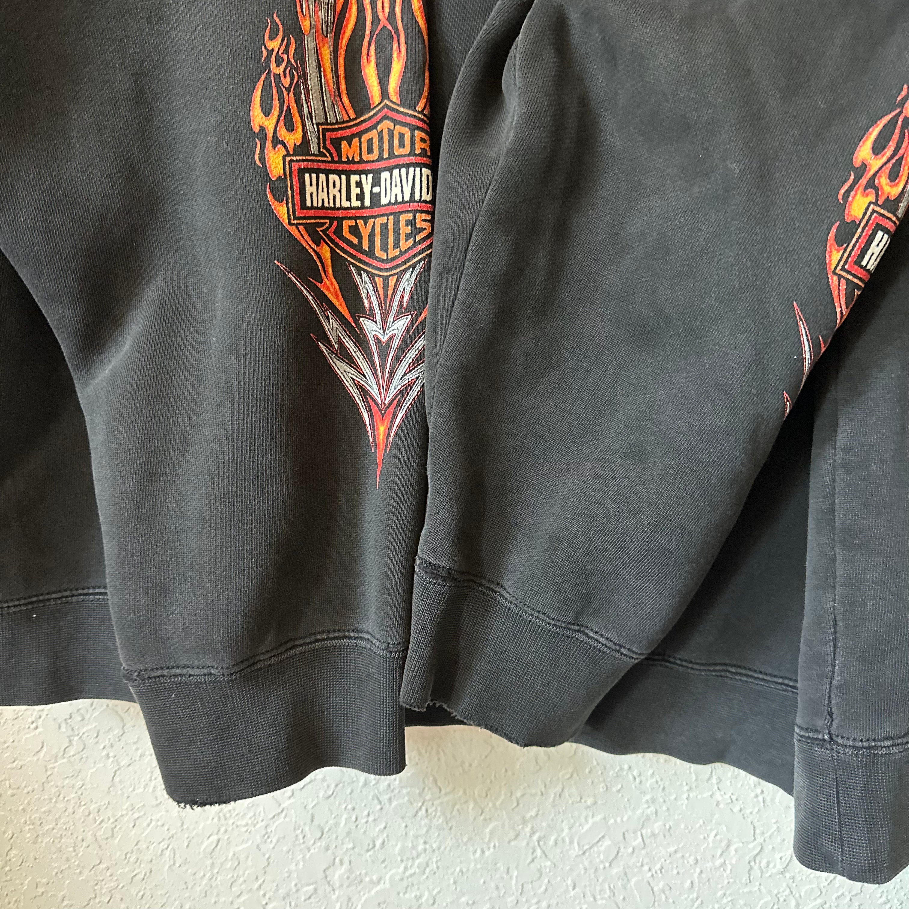 2004 Flame Eagle Harley Hoodie