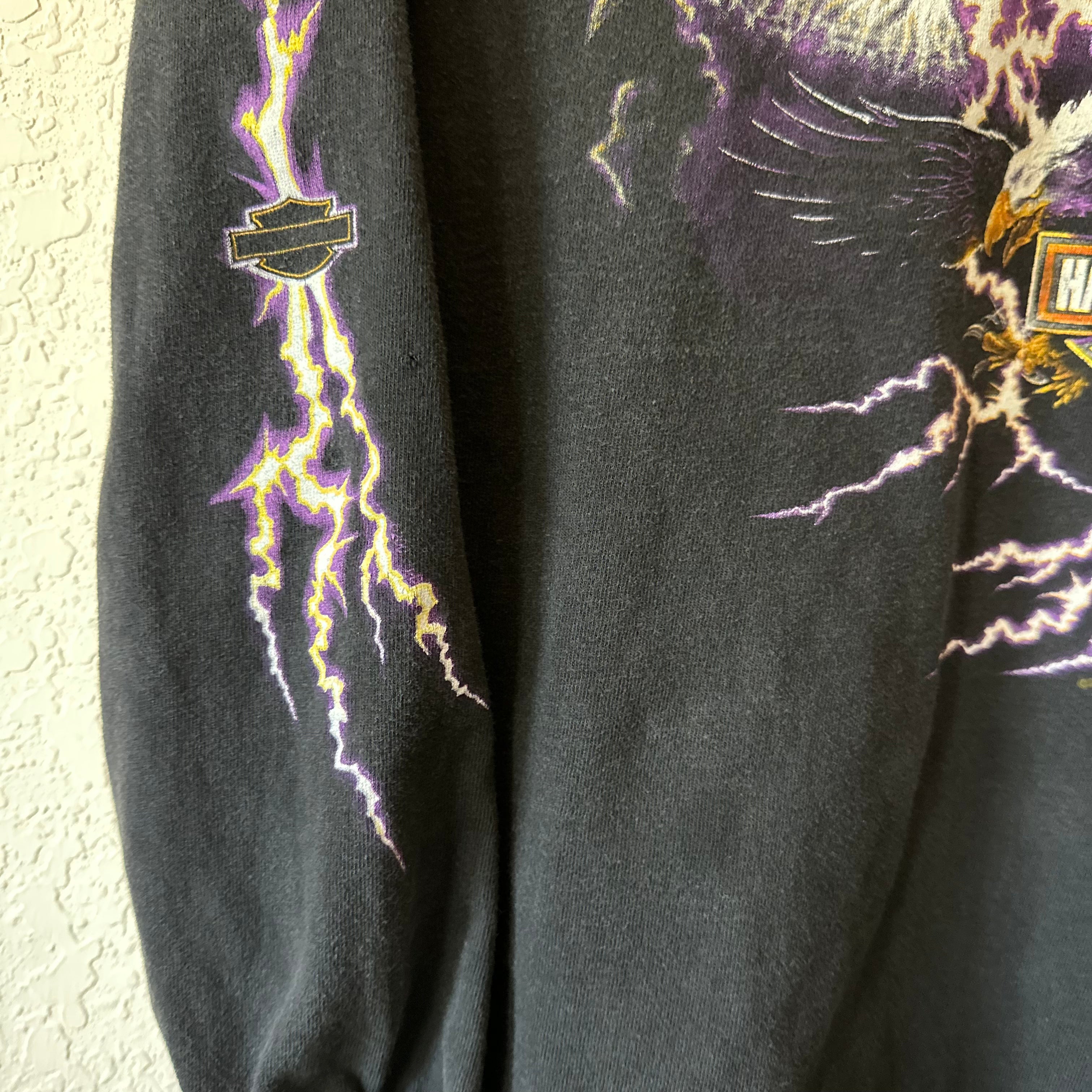 2000/2001 Eagle Purple Lightening Harley Long Sleeve