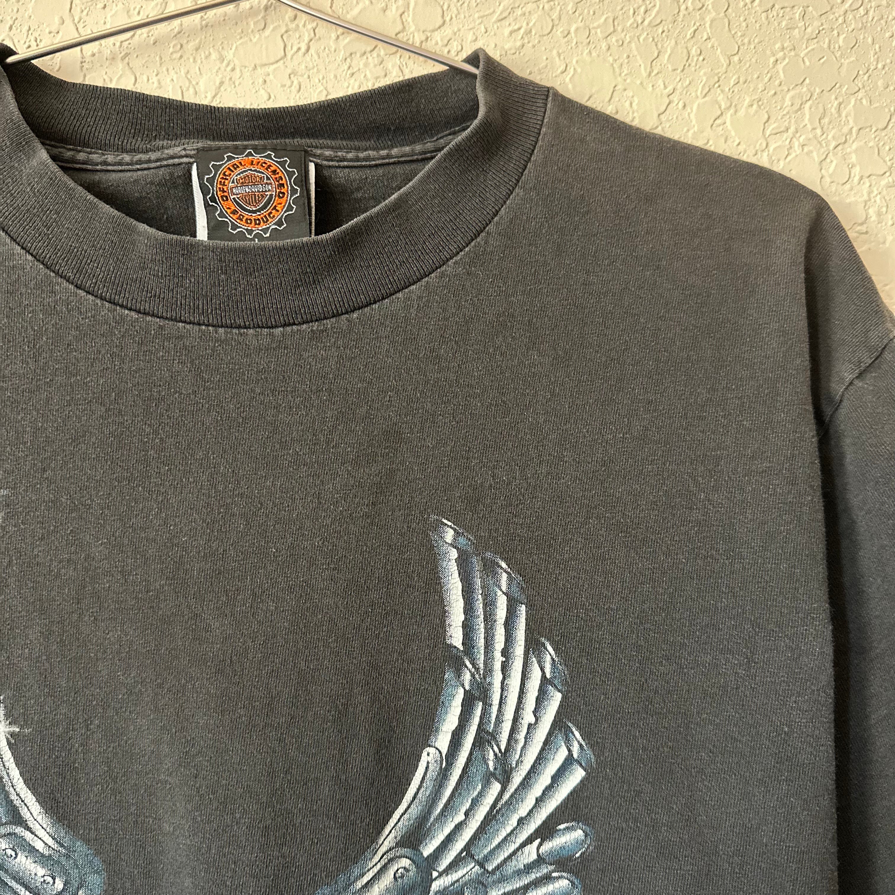 '90s Chrome Eagle Harley Tee