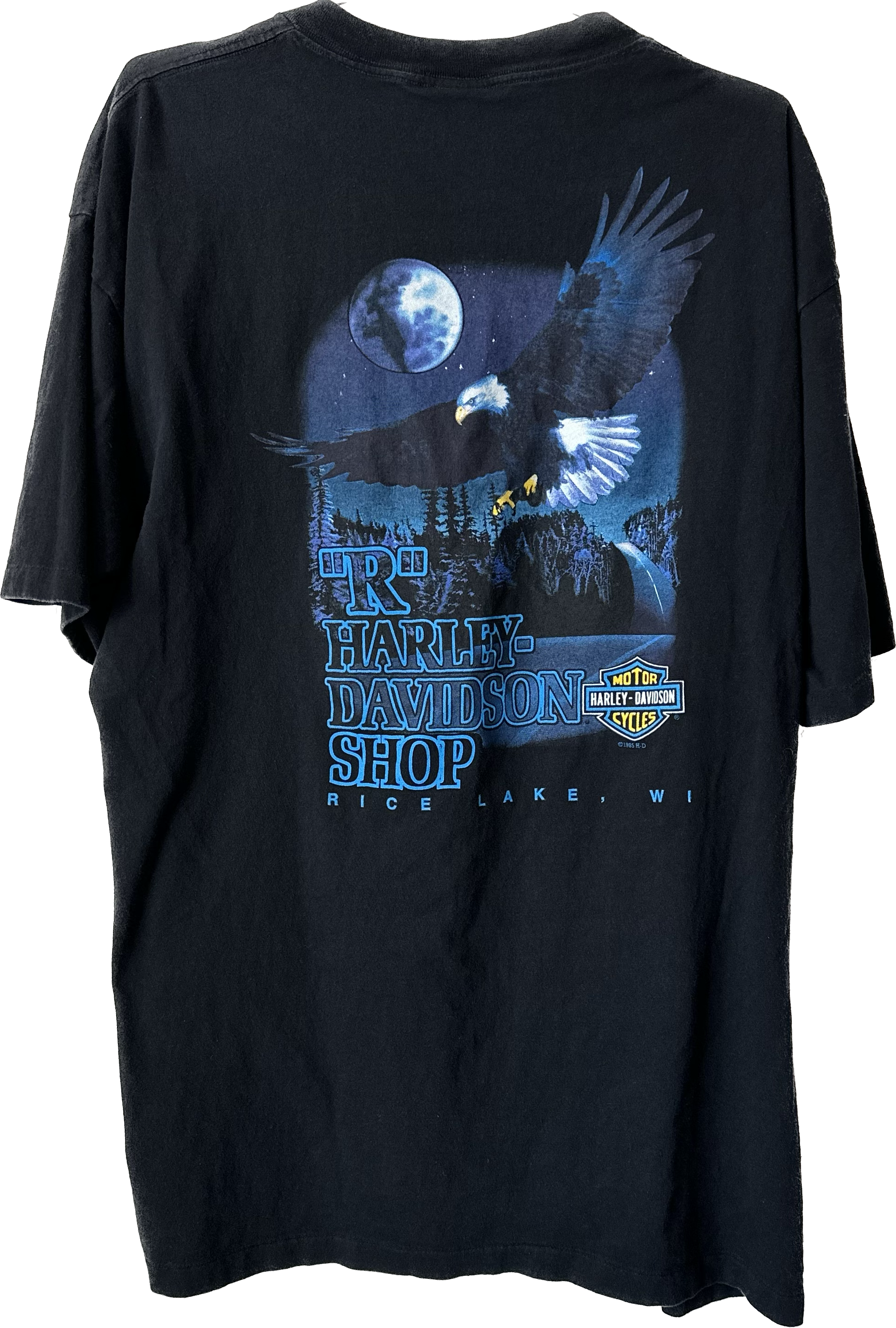 1998/1995 Northern Lights Wolf Harley Tee