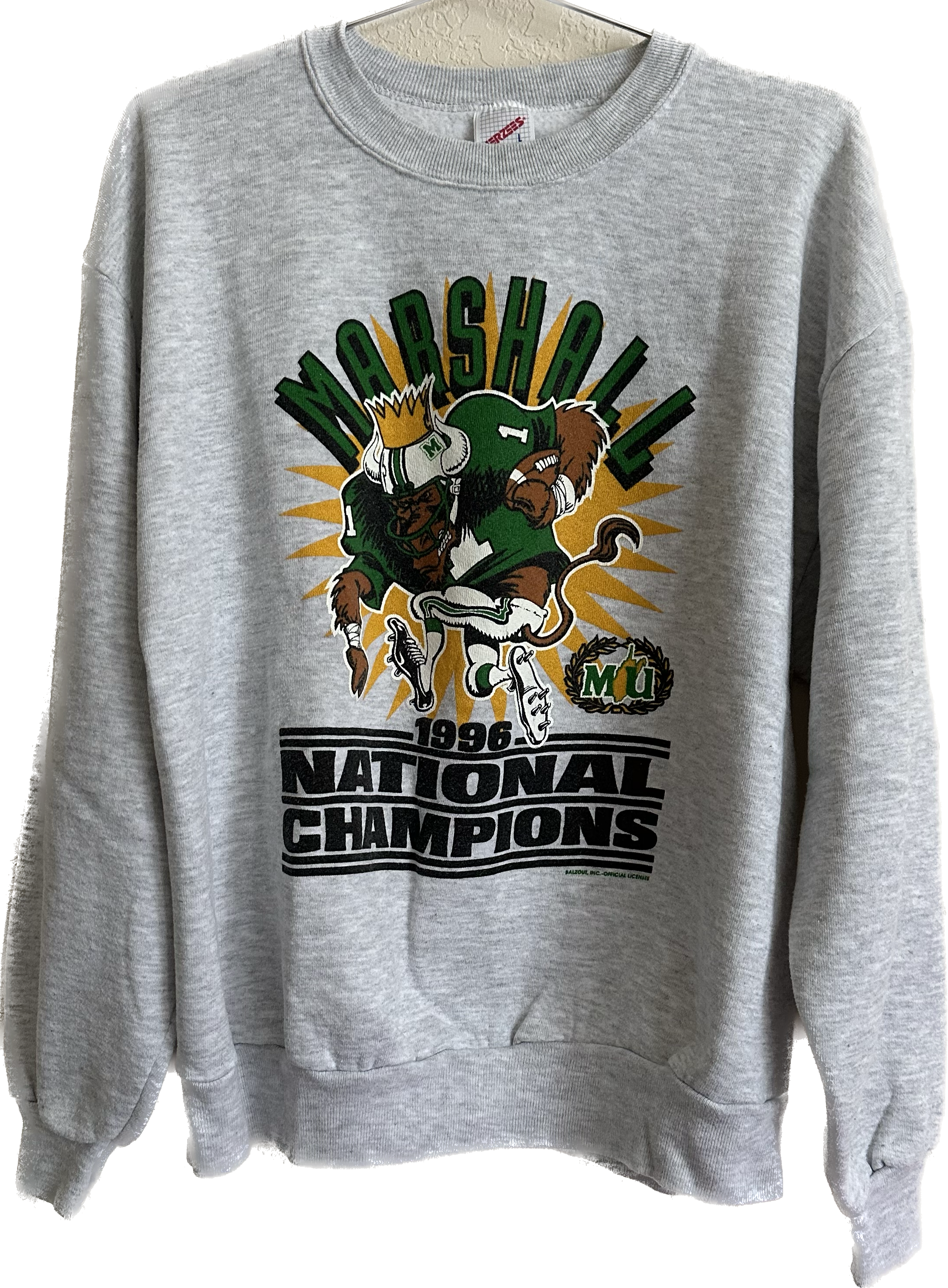 1996 Marshall University National Champions Crewneck