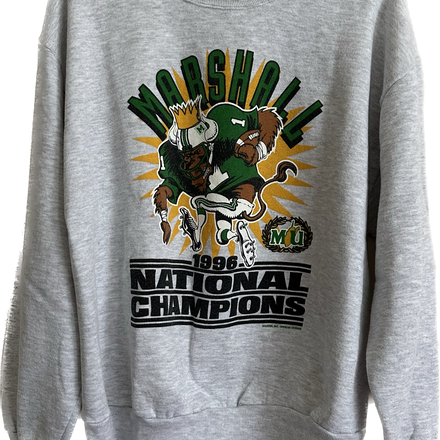 1996 Marshall University National Champions Crewneck