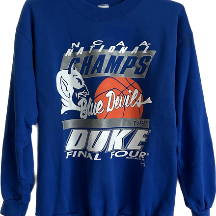 1991 NCAA National Champs Duke Crewneck