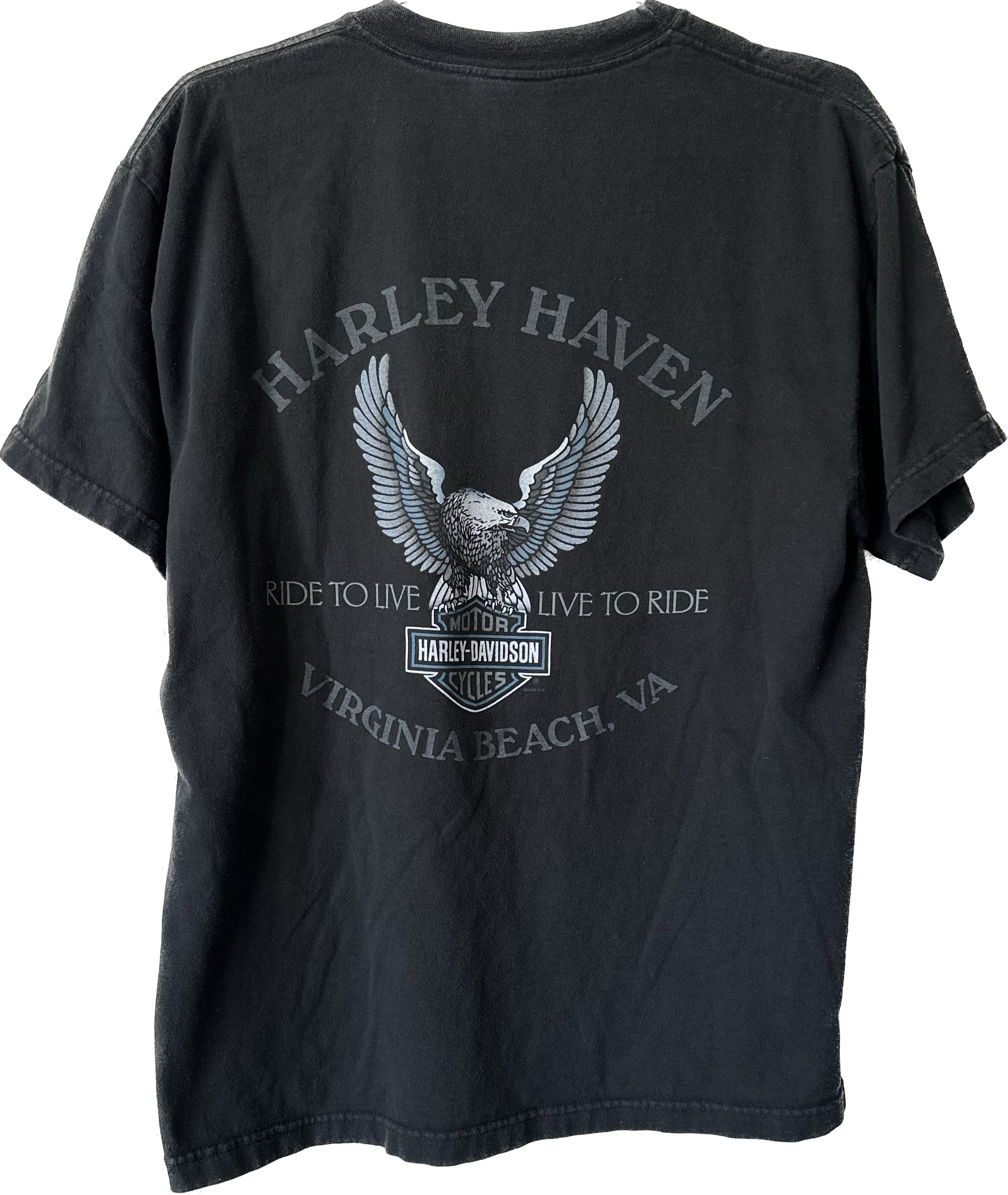 '90s/'00s Flame Cloth Harley Tee