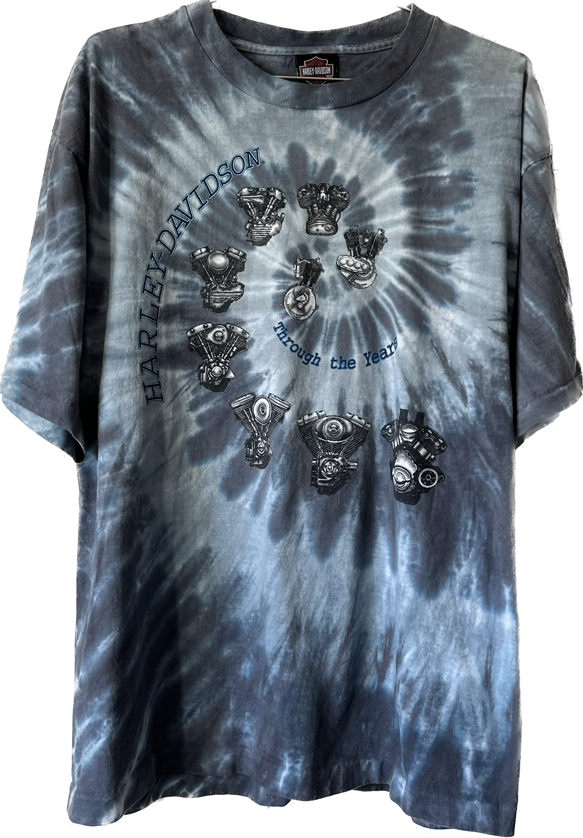 '90s Through The Years Tie Dye Harley Tee