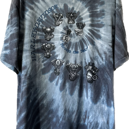 '90s Through The Years Tie Dye Harley Tee